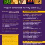 Program bohoslužieb počas Svätého týždňa 2022
