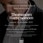 Koncert Thomasa Hampsona 16.12.2025 o 19.30